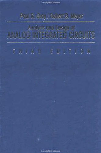 Analysis And Design Of Analog Integrated Circuits Pdf